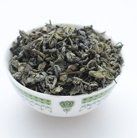 green tea product photography